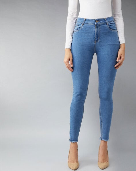Buy Blue Jeans & Jeggings for Women by Dolce Crudo Online