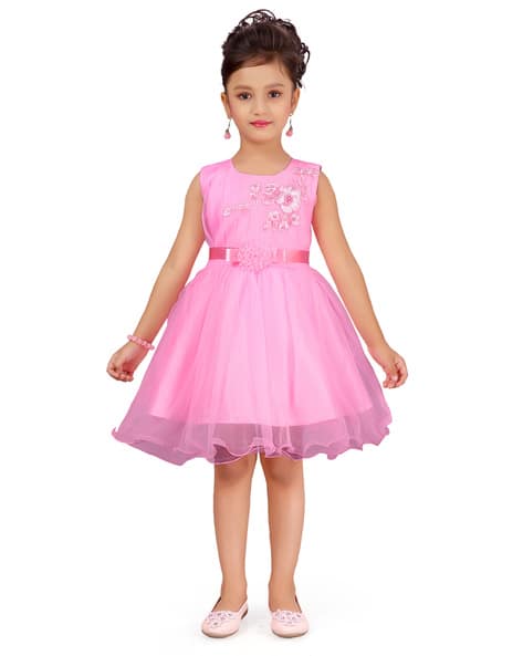 Buy Pink Dresses Frocks for Infants by AARIKA GIRLS ETHNIC