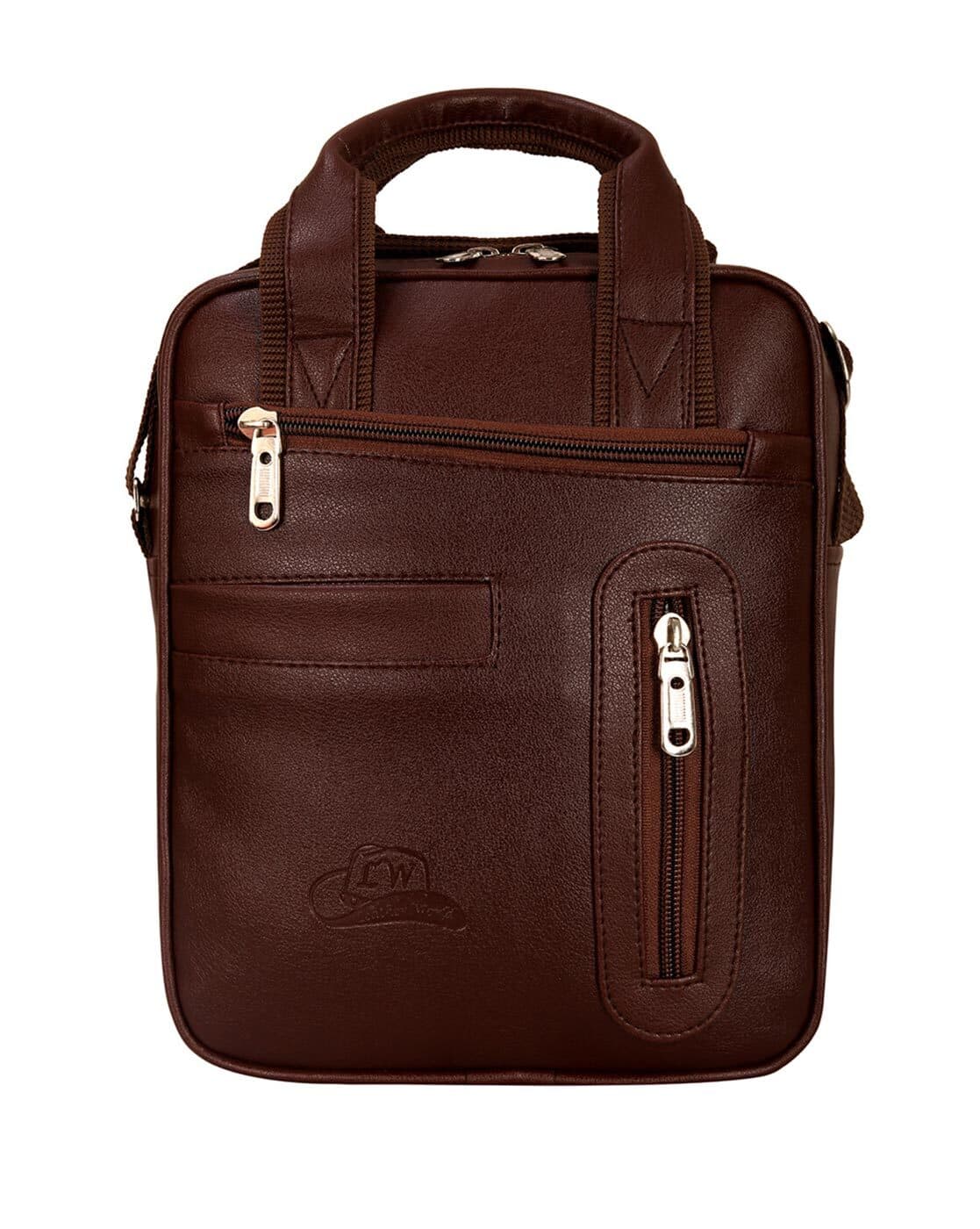 Buy Brown Fashion Bags for Men by Leather World Online