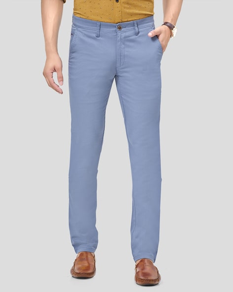 Buy online Grey Cotton Formal Trouser from Bottom Wear for Men by Oxemberg  for 949 at 32 off  2023 Limeroadcom