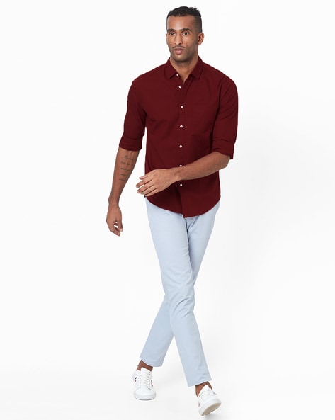 Maroon Shirt With Dark Blue Jeans Hotsell  wwwillvacom 1693213981