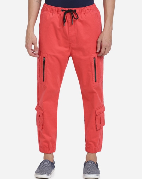 Red Cargo Pants - Temu