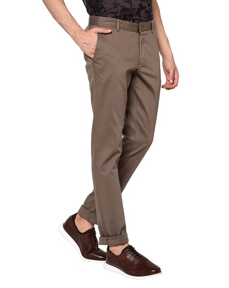 Buy Blackberrys Mens Casual B95 Slim Fit Stretchable Khakis Size  38EKSPolo  Khaki at Amazonin