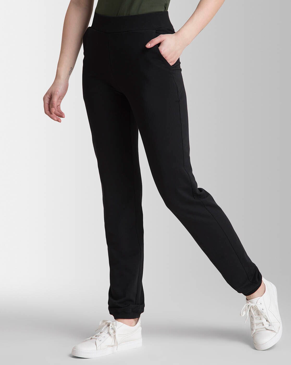 Buy Black Trousers & Pants for Women by Fable Street Online