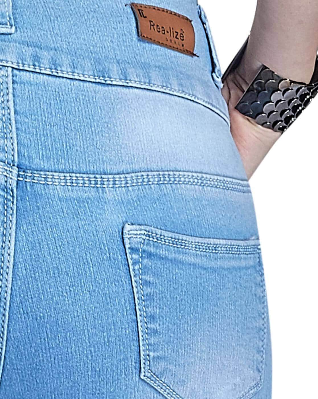 Rea-lize - Light Blue Cotton Women's Jeans ( Pack of 1 ) - Buy Rea-lize -  Light Blue Cotton Women's Jeans ( Pack of 1 ) Online at Best Prices in  India on Snapdeal