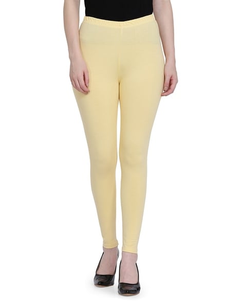 Outstanding lemon yellow leggings