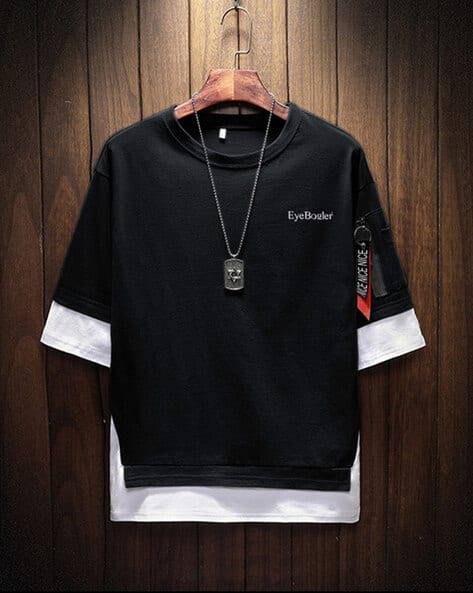 Buy Black Tshirts for Men by EYEBOGLER Online