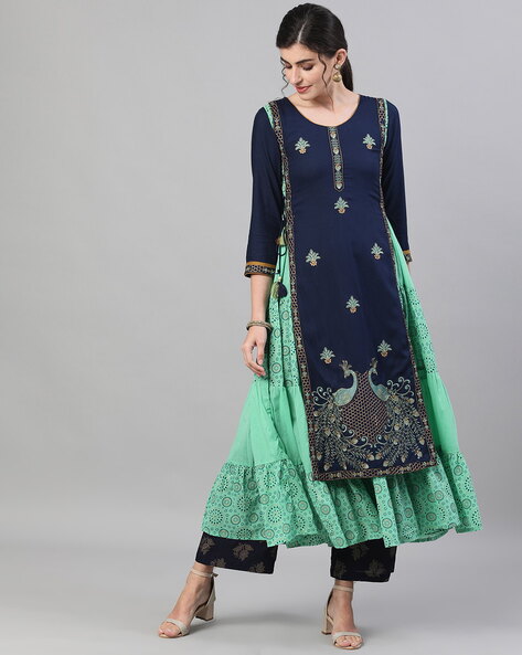 Layered hotsell anarkali kurta