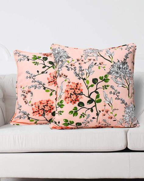 Pink floral outlet cushion covers