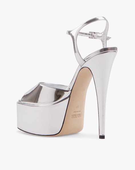 Billini Tahni Platform Heel Silver - 7 | Silver platform heels, Silver heels,  Heels