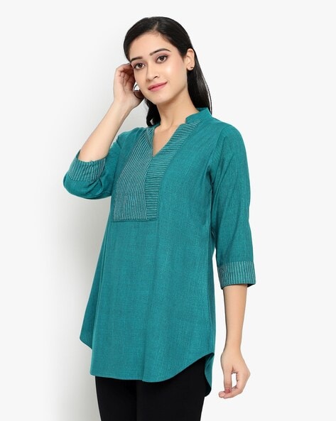 Geifa Womens Long Sleeve Tunic Tops Casual Loose India