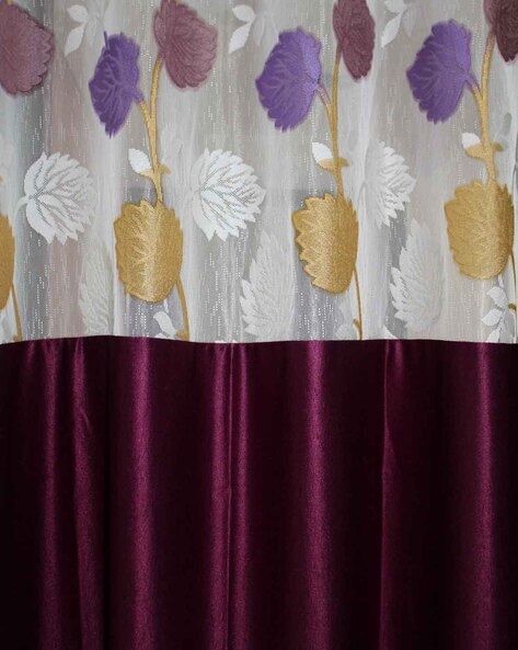 Buy Burgundy Curtains & Accessories for Home & Kitchen by Homefab India  Online