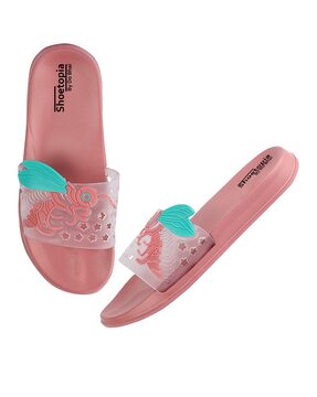 Womens Sequin Beaded Slides Chinese Mesh Floral Slippers Sparkle Sandals |  eBay