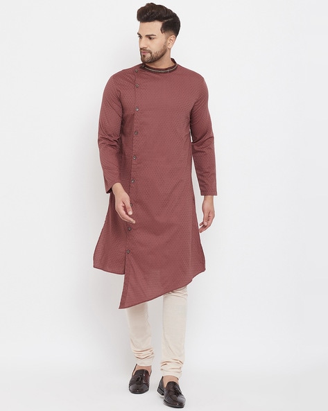 Asymmetric kurtas hot sale for men