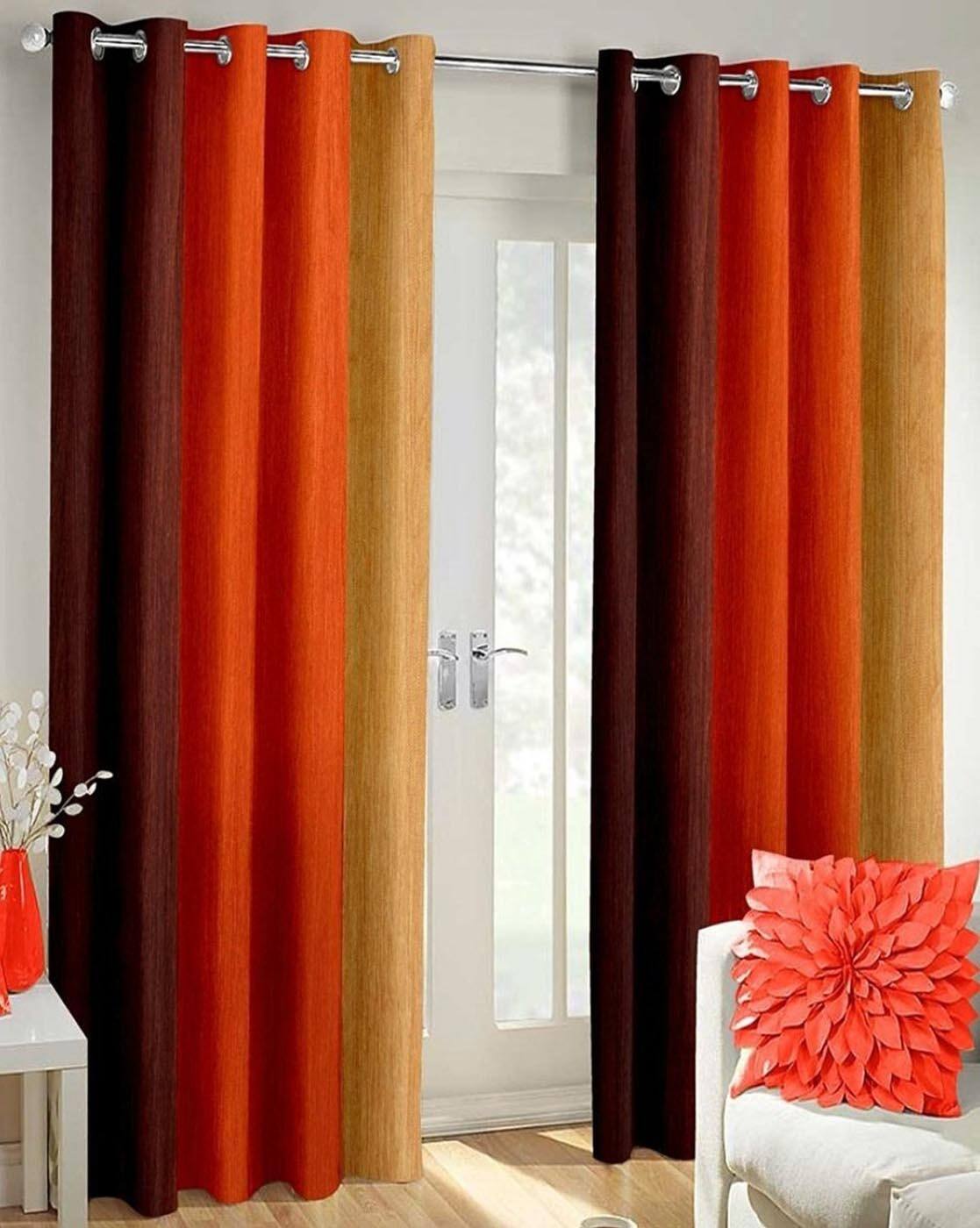 Brown And Red Curtains For Living Room Matttroy