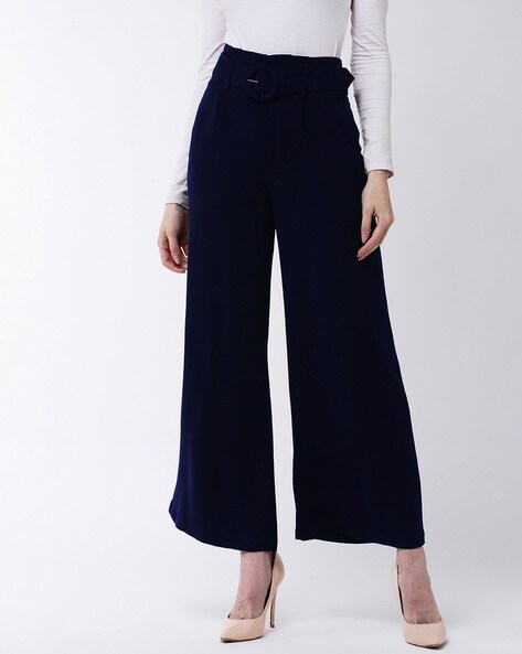 ZARA 2021 SS WIDE-LEG FULL-LENGTH Pants High Waist India | Ubuy