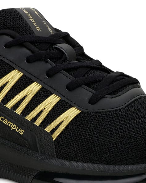 Buy Gold Black Sports Shoes for Men by CAMPUS Online