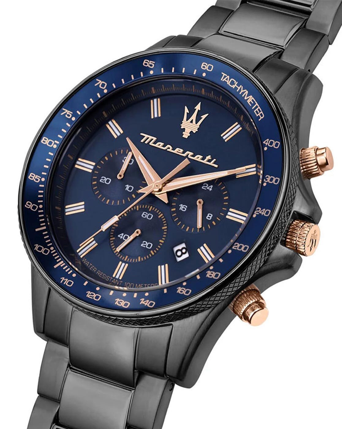 Maserati Sfida 44 mm Watch in Blue Dial