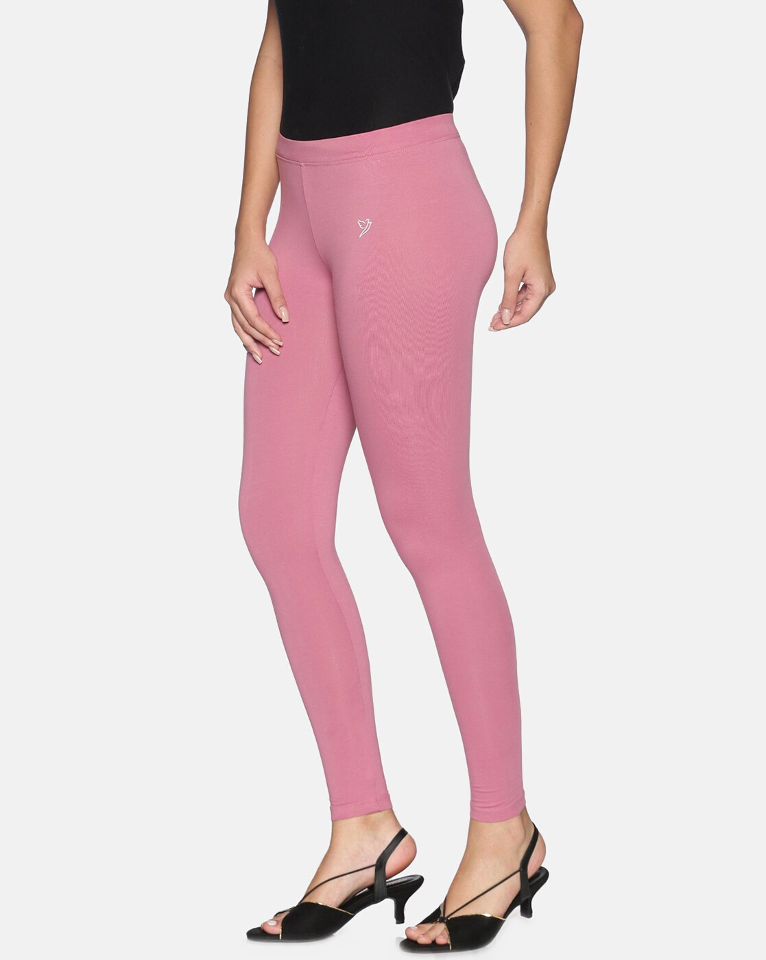 Buy Dark Pink Leggings for Women by Twin Birds Online