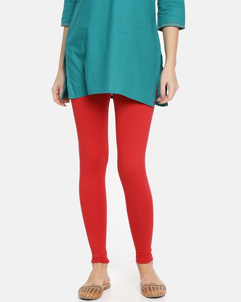 Buy TWIN BIRDS Blue Cotton Ankle Length Leggings With Dupatta for Women  Online @ Tata CLiQ