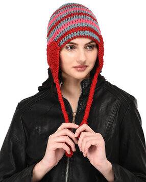 bharatasya Beanie with Side Braids-picture-17