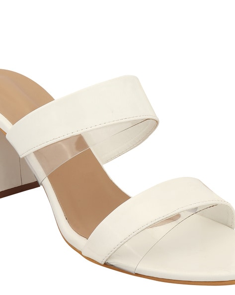 Buy White Flat Sandals for Women by DO BHAI Online | Ajio.com