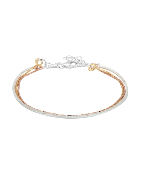 IPARAM Trendy Gold Color Lucky Clover Pendant Bracelets Set Sparkling  Geometry Link Chain Bangle Bracelet Delicate Jewelry - AliExpress