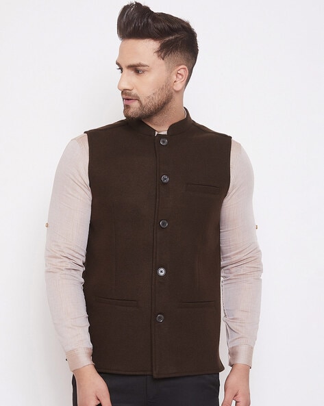 Even Button-Down  Nehru jacket