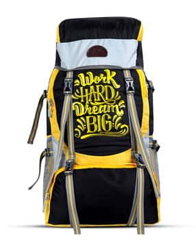 leather world Typographic Print Rucksack-picture-24