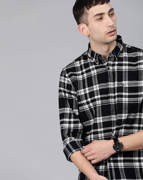 Buy Black Shirts For Men By The Bear House Online | Ajio.Com