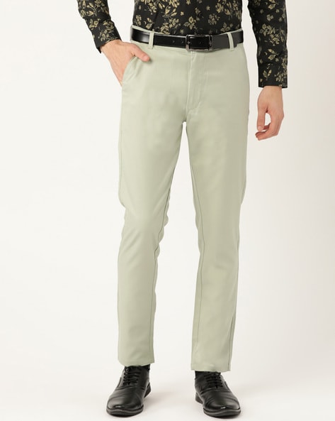 FRANCISCO TOLLI RELAXED SLIM PISTA GREEN CASUAL TROUSER – BRANDS