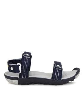 Navy blue strappy online sandals