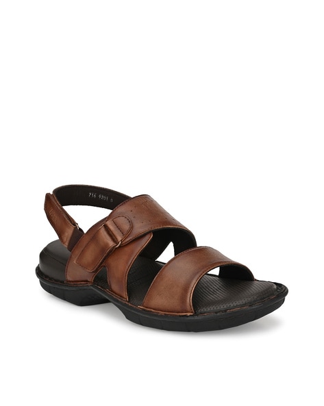 Buy Brown Sandals for Men by TEAKWOOD LEATHERS Online | Ajio.com