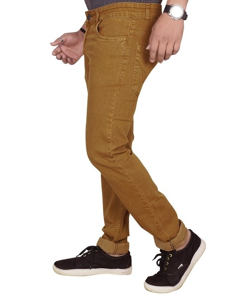 Straight Regular Jeans - Dark brown - Men | H&M-nttc.com.vn
