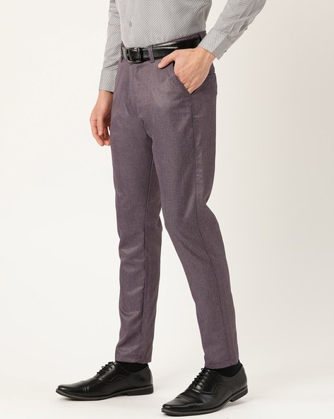 Selected Homme Slim Fit Purple Suit Trousers