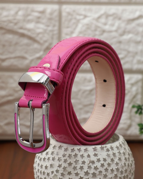 Pink skinny clearance belt