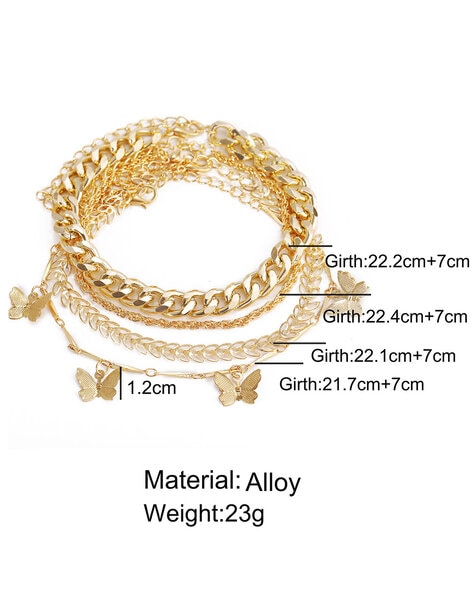 Gold Link Chain Bracelet 21cm Flat Donot Fade Stainless Steel Jewelry For  Men And Women, Perfect For Weddings And Parties Gold Color Pendant Gift  255C From Kiki2, $14.28 | DHgate.Com