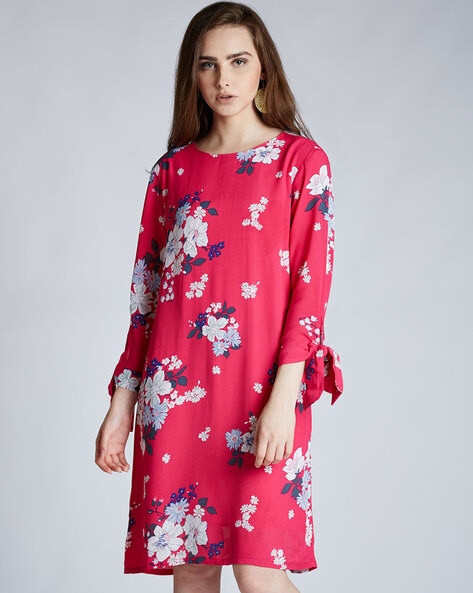 Harpa Floral Print Shift Dress