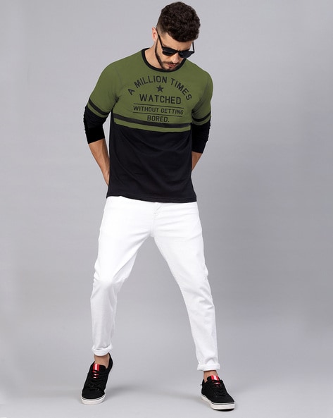 Buy Olive Tshirts for Men by MANIAC Online