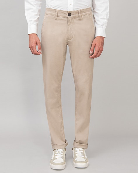 Beverly Hills Polo Club Casual Trousers  Buy Beverly Hills Polo Club  Skinny Fit Garment Dyed Trouser  Brown Online  Nykaa Fashion