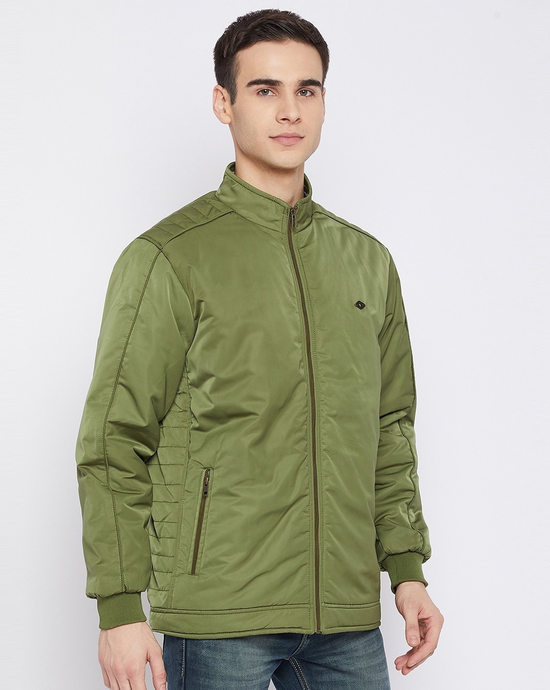 Buy Green Jackets & Coats for Men by Fort Collins Online | Ajio.com