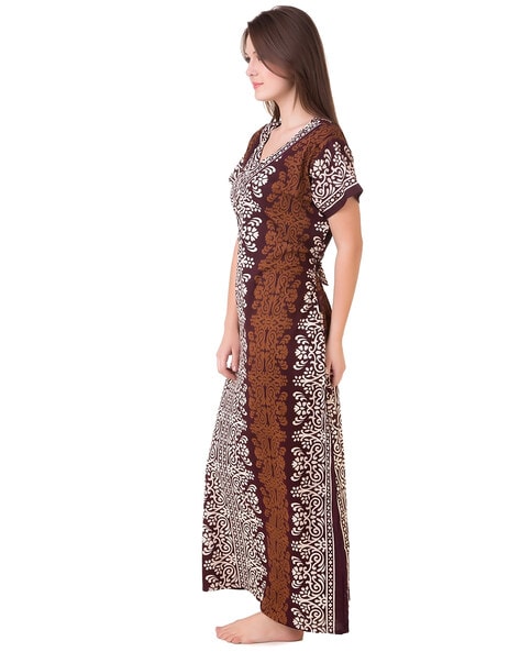 Buy Brown Nightshirts&Nighties for Women by Masha Online