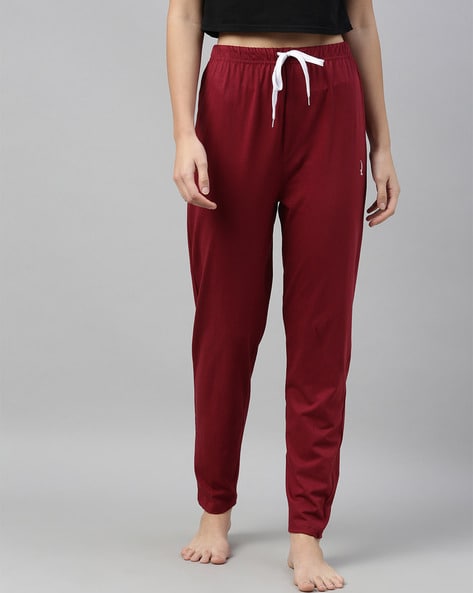 mid rise full length track pant