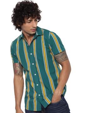 stil mezelf Boer Buy Green Shirts for Men by Jack & Jones Online | Ajio.com