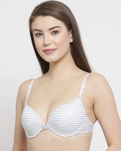 Printed Cotton Blend Women's Push-up Heavily Padded Bra at Rs 70