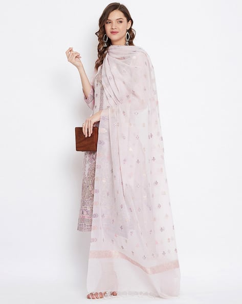 Buy Light Pink Dress Material for Women by SAFAA Online | Ajio.com