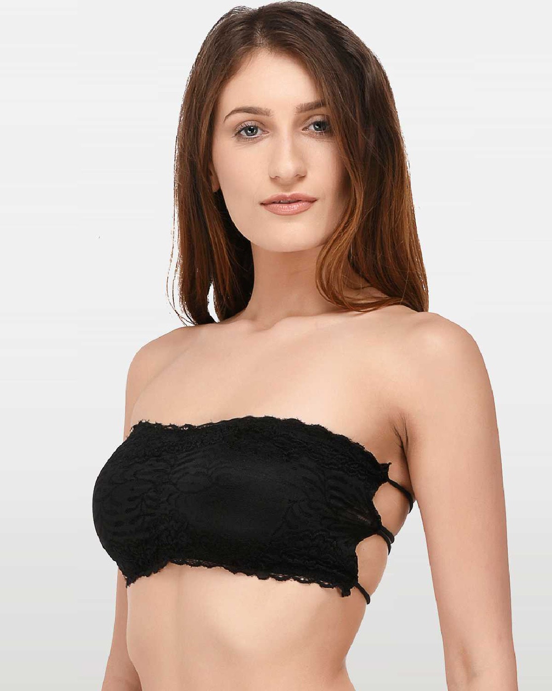 Buy online Black Solid Tube Bra from lingerie for Women by Prettycat for  ₹359 at 60% off