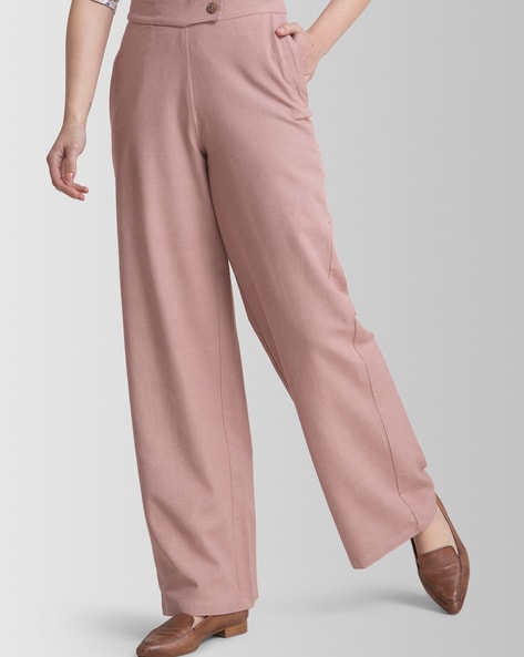 Buy White Trousers & Pants for Women by Fable Street Online