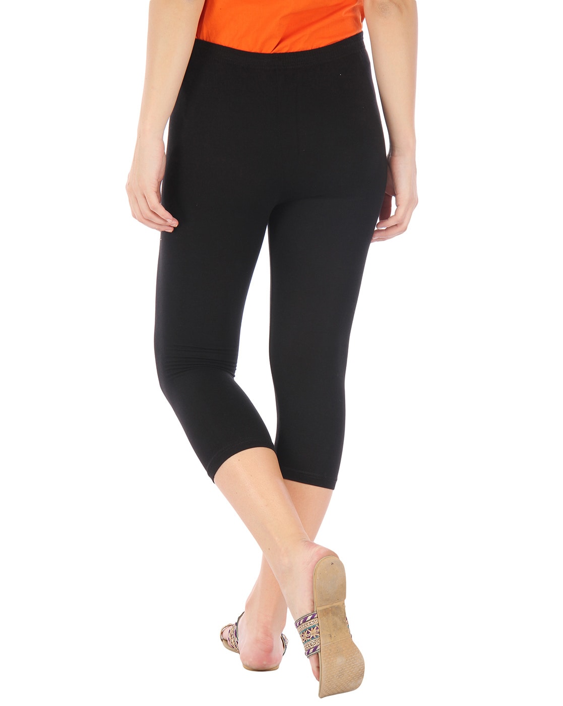 Buy Black Leggings for Women by Bitterlime Online