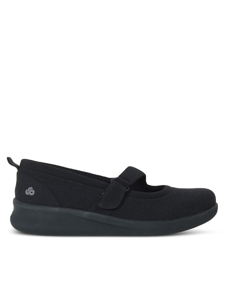 Textured Slip-On Casual Shoes with Velcro